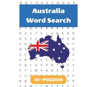 Australia Word Search Puzzle Book: 50+ Word Find Puzzles with Easy-to-Read Print about the Outback, Wildlife, Great Barrier Reef and More | 6×9 ... … Gift for Vacations, Holidays and Free Times