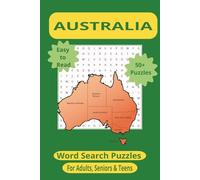 Australia Word Search Puzzle Book: 55 Fun Puzzles about Australia’s Cities, Slang & Landmarks for Adults, Seniors & Teens