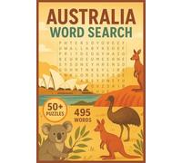 Australia Word Search Puzzle Book: Easy-to-Read Puzzles About Australia
