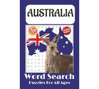 Australia Word Search Puzzle Book: Explore Aussie Culture, Landmarks, Wildlife, and Slang Through Fun Word Puzzles for All Ages