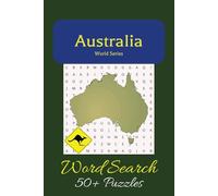 Australia Word Search Puzzle Book: Word Searches with Easy to Read Print about Australia | 6x9 Inches, 110 Pages | ... Gift for Vacations, Holidays and Free Times