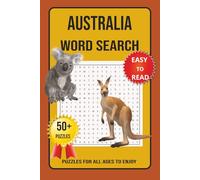 Australia Word Search Puzzle Book: Word Searches with easy to Read Print about Australia, wildlife, marsupials, Australasia, Oceania and More | 6 X 9 ... for Holidays, Vacations and relaxation Times