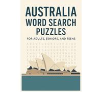 Australia Word Search Puzzle Book: Word Searches with Easy to Read Print about Australian Wildlife, Cities, Slang and More | 6x9 inches, 110 pages | ... Gift for Vacations, Holidays and Free Times