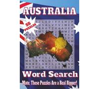 Australia Word Search Puzzles Book: Word Searches with Easy to Read Print about Bushlife, Didgeridoo, Sydney Opera and More | 6x9 inches, 110 pages | ... Gift for vacations, holidays and free times