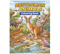 Australian Animals Colouring Book (The Organic Jungle - Colouring Book Series)