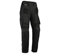 Australian Bikers Gear Pantalon moto tipo Cargo, L , Negro