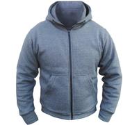 Australian Bikers Gear Sudadera con capucha The CrossFire en color GRIS con Capucha y reforzada con Kevlar TALLA M