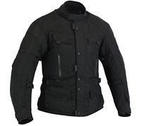 Australian Bikers Gear The Infinity Chaqueta de moto en color Negro tejido Cordura con protecciones TALLA 3XL