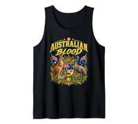 Australian Blood Vintage Australia Camisa Australiana Camiseta sin Mangas