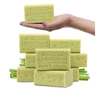 Australian Botanical Soap, Barritas de jabón de limón y limón, 187 g, ingredientes naturales, para todo tipo de piel, enriquecida con manteca de karité, 8 unidades