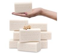 Australian Botanical Soap, Goat's Milk & Soya Bean Oil Pure Plant Oil Soap, 6.8 oz. 193g Bars - 8 Count - Packaging May Vary