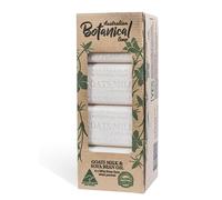Australian Botanical Soap Leche de cabra y aceite de soja de triple molido, 8 barras