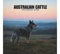 Australian Cattle 2026 Calendar: Energetic Herding Dog Views| Square Format with U.S. Holidays 8.5x8.5 in