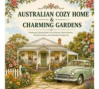 Australian Cozy Home & Charming Gardens: A Relaxing Coloring Book of Cozy Rooms, Native Flowers, Peaceful Gardens, and Australian Cottage Life