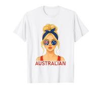 Australian Girl Australia Flag Australian Girlfriend Wife Camiseta