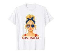Australian Girl Australia Flag Australian Girlfriend Wife Camiseta