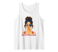 Australian Girl Australia Flag Australian Girlfriend Wife Camiseta sin Mangas