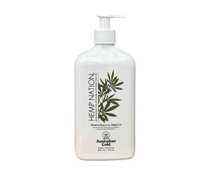 Australian Gold compatible - Hemp Nation White Peach & Hibiscus Tan Extender Body Lotion 535 ml