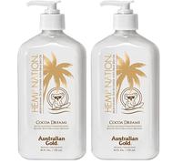 Australian Gold - Hemp Nation Cocoa Dreams Tan Extender Body Lotion 535 ml (Paquete de 2)
