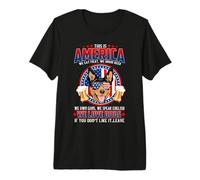 Australian Kelpie Dog This America We Love Dogs 4th of July Camiseta Premium