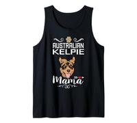 Australian Kelpie Mama Dog Lover Puppy Dog Mom Mothers Day Camiseta sin Mangas