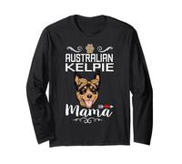 Australian Kelpie Mama Dog Lover Puppy Dog Mom Mothers Day Manga Larga