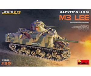 Australian M3 Lee. Interior Tanque 1:35 Kit De Modelo De Plástico MINIART