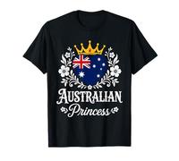 Australian Princess Australia Flag Proud Australian Girl Camiseta