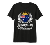Australian Princess Australia Flag Proud Australian Girl Camiseta Premium
