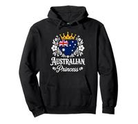 Australian Princess Australia Flag Proud Australian Girl Sudadera con Capucha
