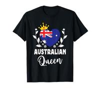Australian Queen Australia Flag Proud Australian Woman Camiseta