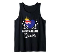 Australian Queen Australia Flag Proud Australian Woman Camiseta sin Mangas