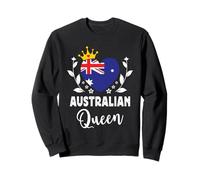 Australian Queen Australia Flag Proud Australian Woman Sudadera