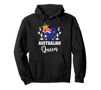 Australian Queen Australia Flag Proud Australian Woman Sudadera con Capucha