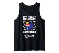 Australian Queen Australian Wife Girlfriend Australia Flag Camiseta sin Mangas