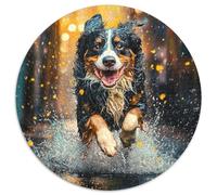 Australian Shepherd 1000 Pieces Jigsaw Puzzles For Adults Educational Games Stress Relieving Entertainment Cultivate The Spirit of Teamwork For Adults Gifts 1000pcs (67.5x67.5cm)