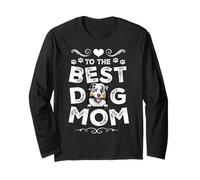 Australian Shepherd Best Dog Mom Dogs Lovers Mothers Day Manga Larga