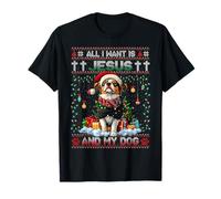 Australian Shepherd Christmas Tree Decorations Dog Lover Camiseta