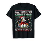 Australian Shepherd Christmas Tree Decorations Dog Lover Camiseta