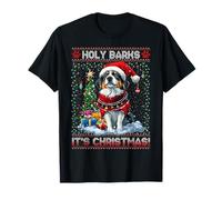 Australian Shepherd Christmas Tree Decorations Dog Lover Camiseta