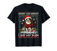 Australian Shepherd Christmas Tree Decorations Dog Lover Camiseta