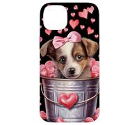 Australian Shepherd Dog Valentines Puppy Love Hearts For Mom Carcasa para iPhone 14 Plus