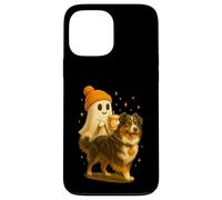 Australian Shepherd Halloween Ghost Walking Dog Carcasa para iPhone 13 Pro MAX