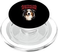 Australian Shepherd Heavy Metal Rock Dog Angry Music Band PopSockets PopGrip para MagSafe