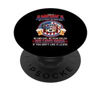 Australian Shepherd This America We Love Dogs 4th of July PopSockets PopGrip Adhesivo