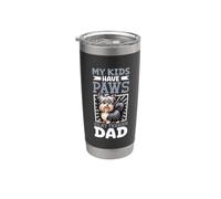 Australian Silky Terrier Papá Vaso térmico de acero inoxidable de doble pared