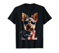 Australian Terrier Dog 4 de julio Día de la Independencia Americana Camiseta