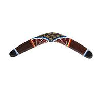 Australian Treasures - Boomerang: Boomerang de Madera Hecho a Mano de 50 cm