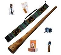 Australian Treasures - DIDGERIDOO: Caoba serie PRO 147cm incluyendo bolsa I-cat y protector de boquilla, DVD, cera de abeja