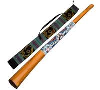 Australian Treasures - DIDGERIDOO PINTURA NATURAL 130cm - Bolsa Didgeridoo - Madera didgeridoo